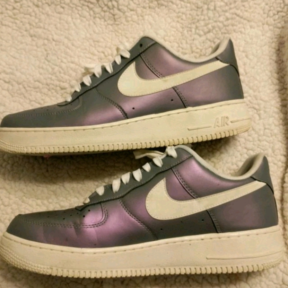 Nike Air Force 1s Holographic